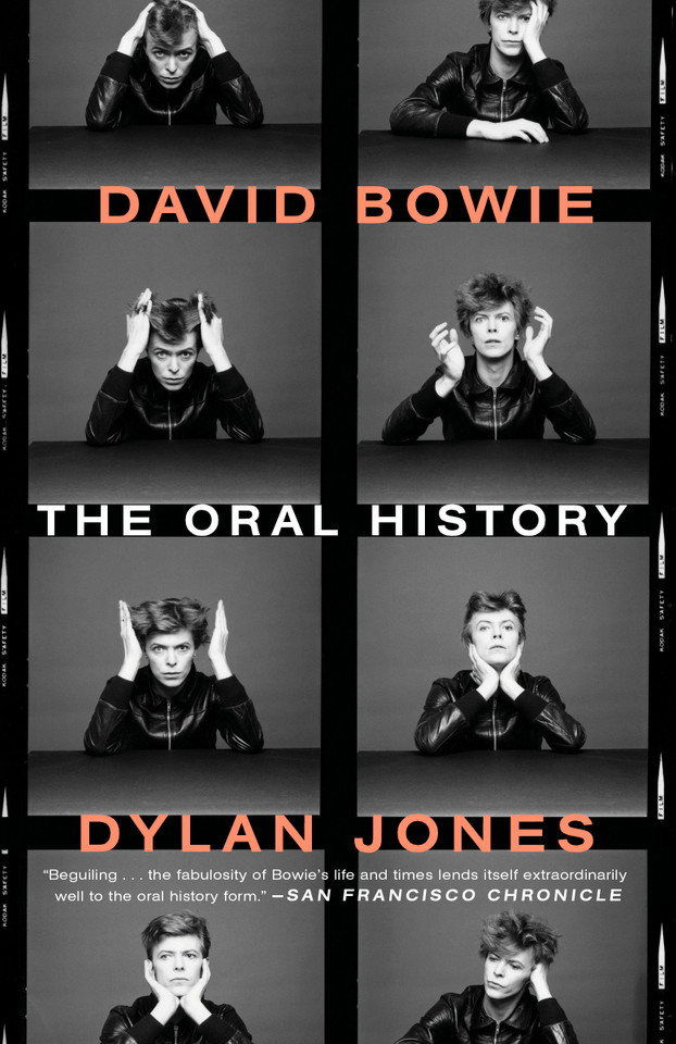 David Bowie: The Oral History book cover by Dylan Jones