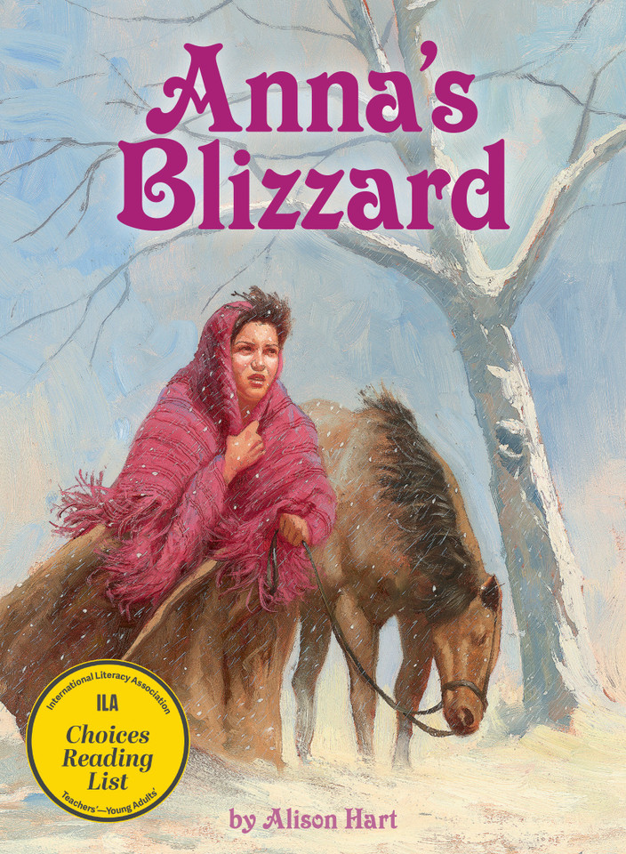 Anna's Blizzard book cover by Alison Hart