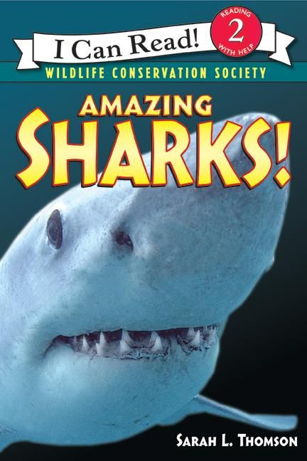 Amazing Sharks! (I Can Read Level 2) book cover by Sarah L. Thomson