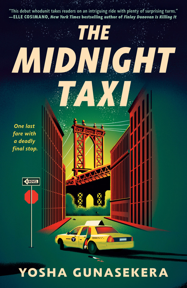 The Midnight Taxi book cover by Yosha Gunasekera
