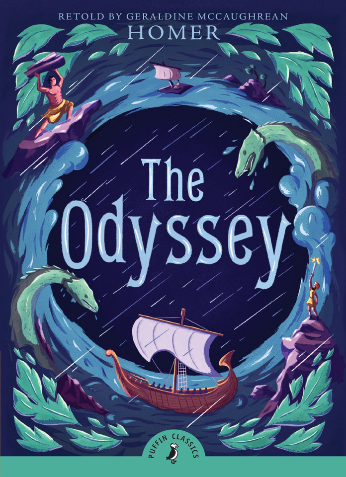 The Odyssey (Puffin Classics) book cover by Homer