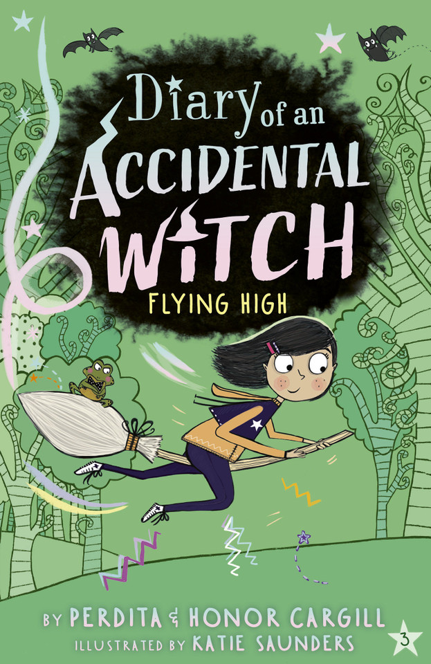 Flying High (Diary of an Accidental Witch) book cover by Perdita Cargill, Honor Cargill