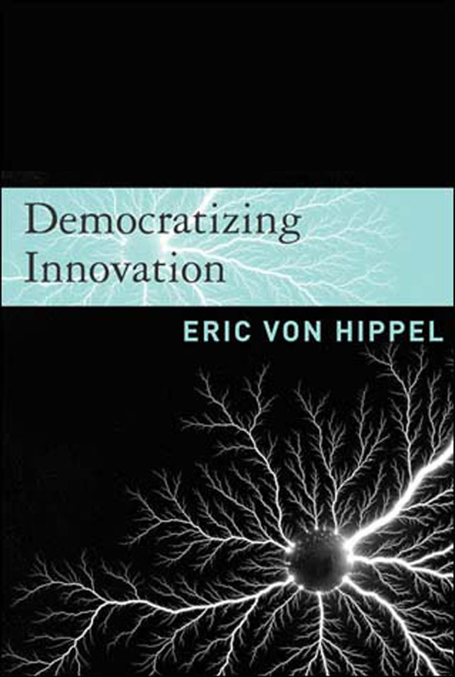 Democratizing Innovation book cover by Eric Von Hippel