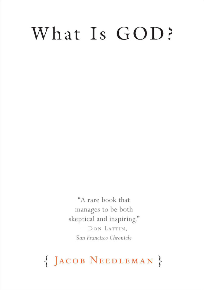 What Is God? book cover by Jacob Needleman