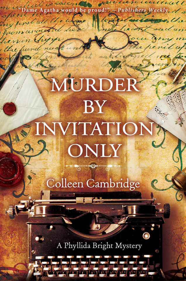 Murder by Invitation Only (A Phyllida Bright Mystery) book cover by Colleen Cambridge