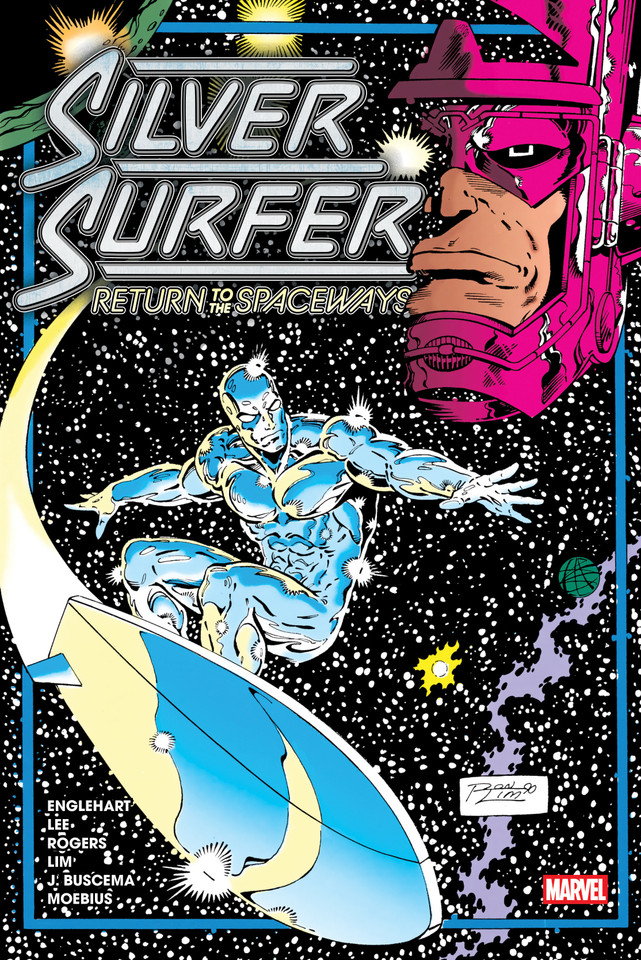 Silver Surfer: Return To The Spaceways Omnibus Ron Lim Cover book cover by John Byrne, Marvel Various