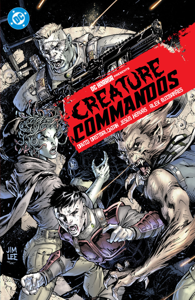 DC Horror Presents: Creature Commandos book cover by David Dastmalchian