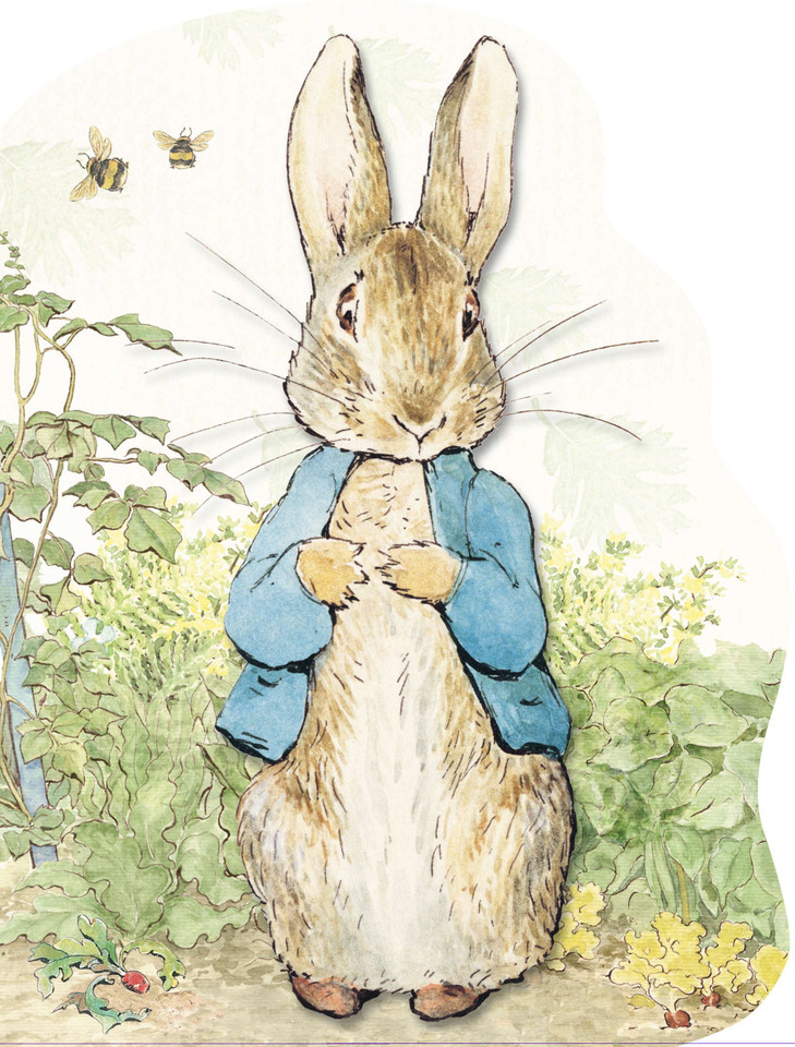 Peter Rabbit Large Shaped Board Book (Peter Rabbit) book cover by Beatrix Potter
