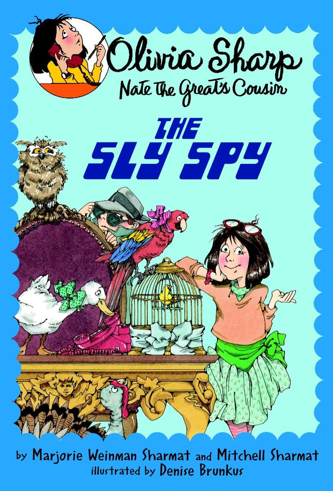 The Sly Spy (Olivia Sharp: Agent for Secrets) book cover by Marjorie Weinman Sharmat, Mitchell Sharmat