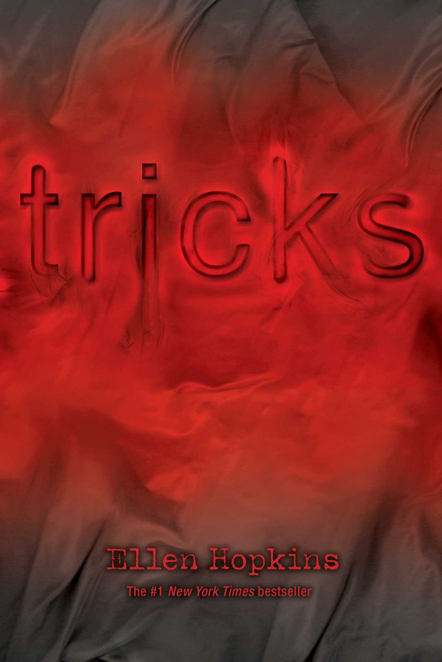 Tricks book cover by Ellen Hopkins