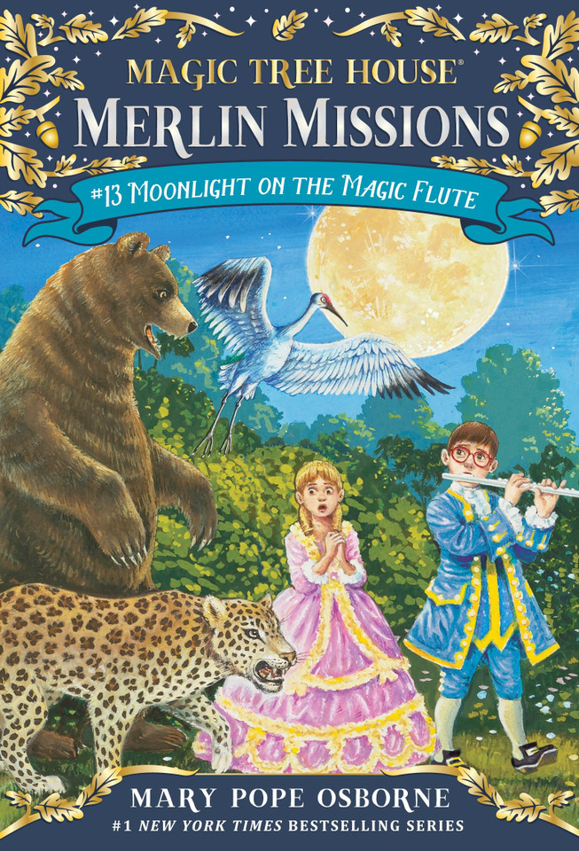Moonlight on the Magic Flute (Magic Tree House Merlin Mission) book cover by Mary Pope Osborne