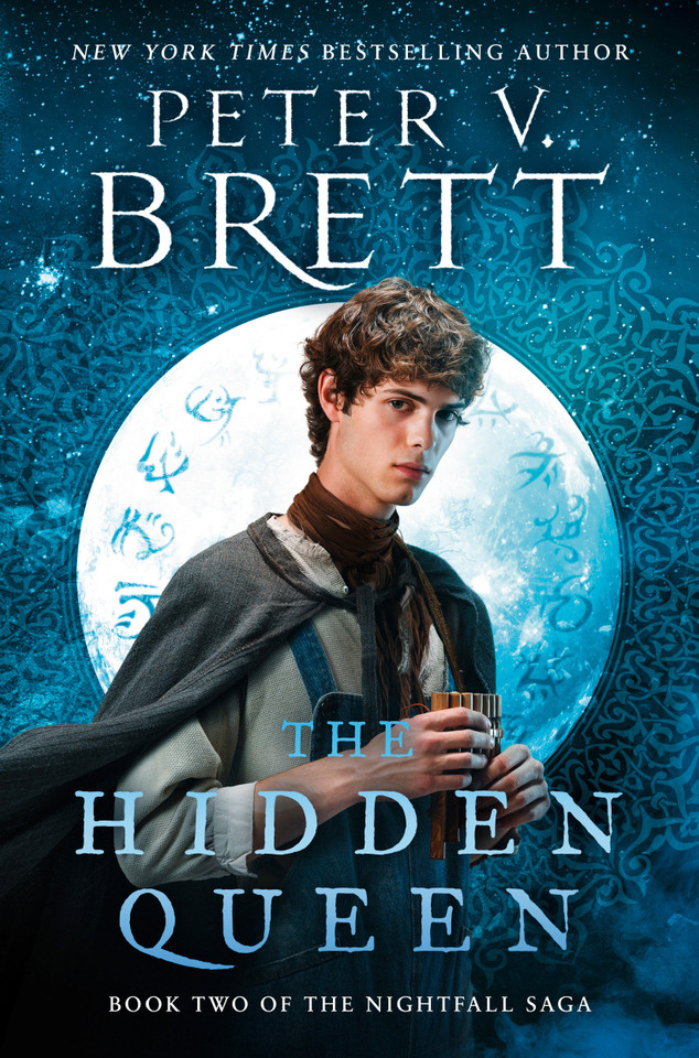 The Hidden Queen: Book Two of The Nightfall Saga (The Nightfall Saga) book cover by Peter V. Brett