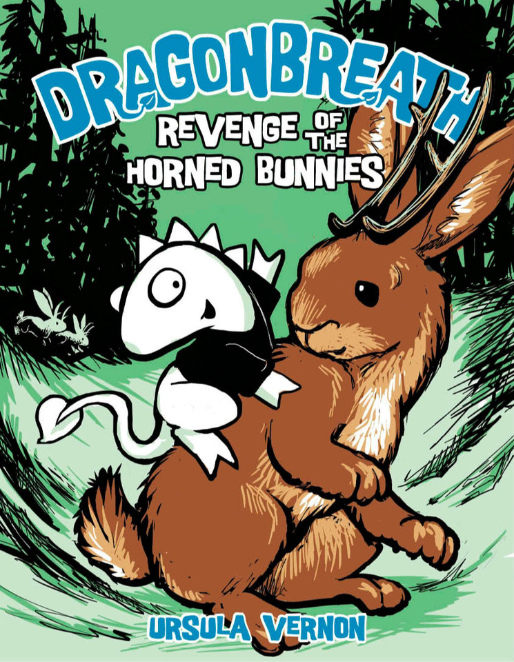 Dragonbreath #6: Revenge of the Horned Bunnies (Dragonbreath) book cover by Ursula Vernon
