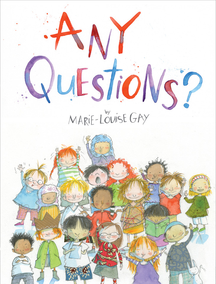 Any Questions? book cover by Marie-Louise Gay