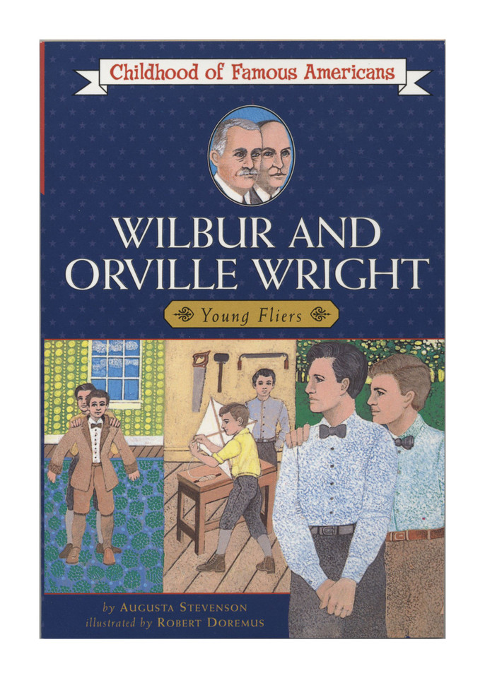 Wilbur and Orville Wright: Young Fliers (Childhood of Famous Americans) book cover by Augusta Stevenson
