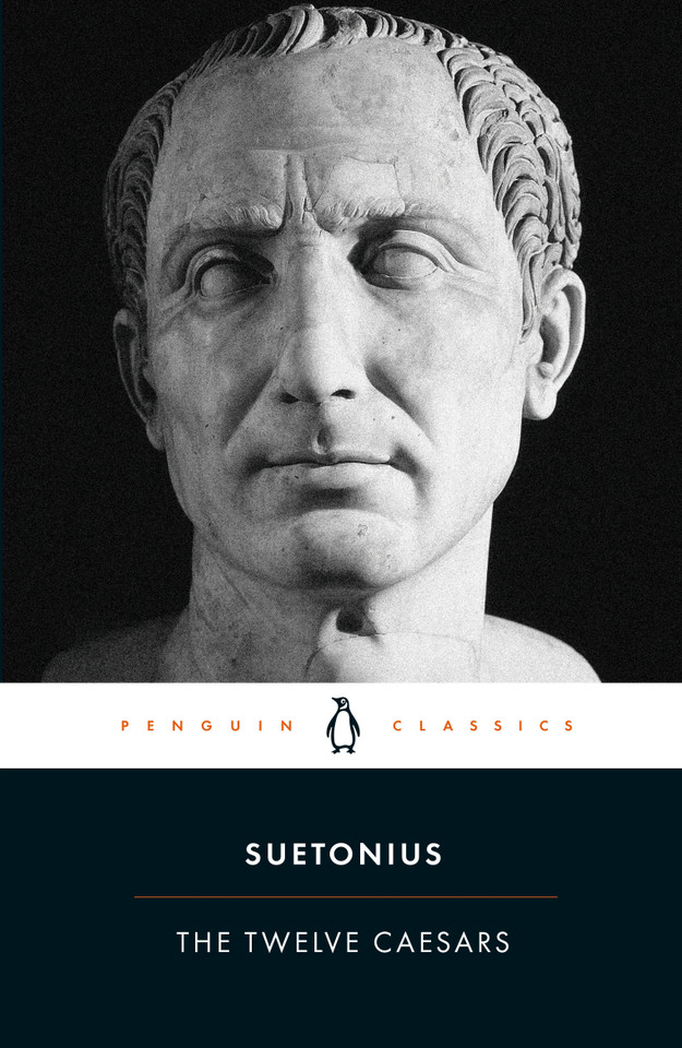 The Twelve Caesars book cover by Suetonius