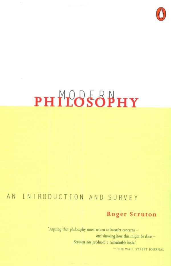 Modern Philosophy: An Introduction and Survey book cover by Roger Scruton