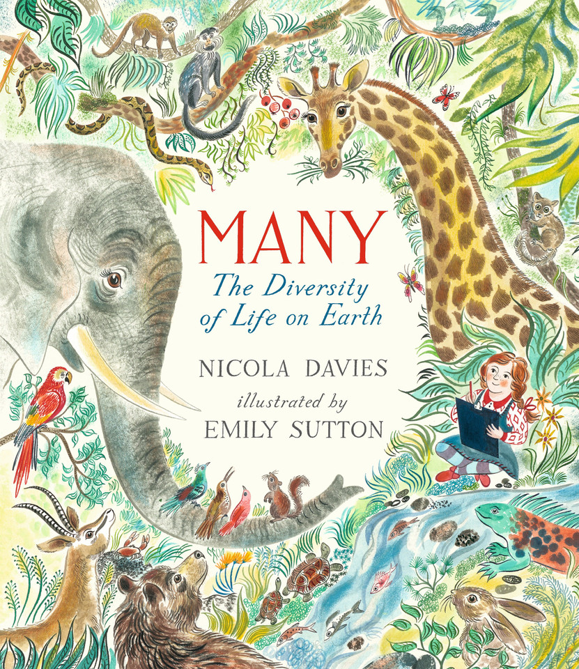 Many: The Diversity of Life on Earth (Our Natural World) book cover by Nicola Davies