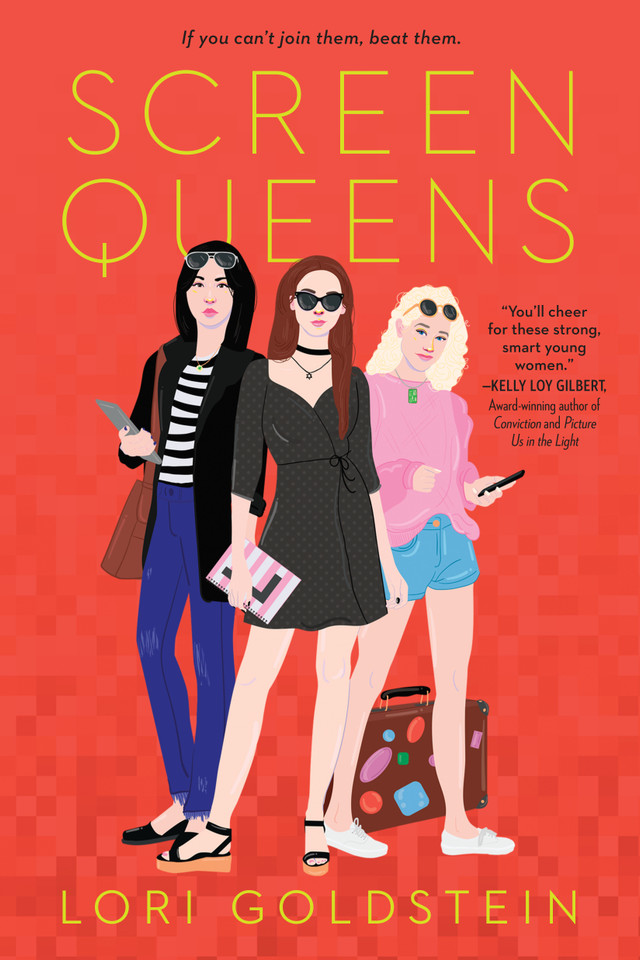 Screen Queens book cover by Lori Goldstein