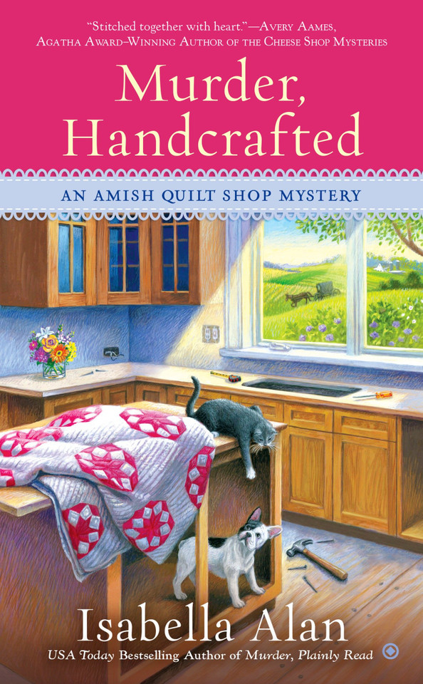 Murder, Handcrafted (Amish Quilt Shop Mystery) book cover by Isabella Alan