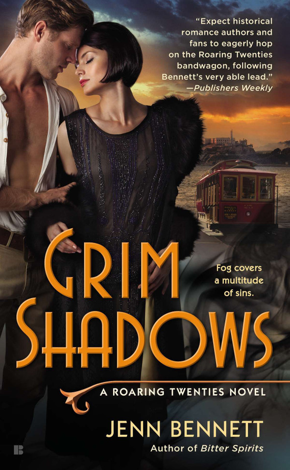 Grim Shadows (A Roaring Twenties Novel) book cover by Jenn Bennett