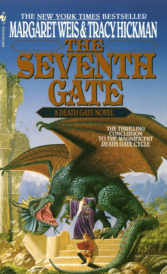 The Seventh Gate: A Death Gate Novel, Volume 7 (A Death Gate Novel) book cover by Margaret Weis, Tracy Hickman