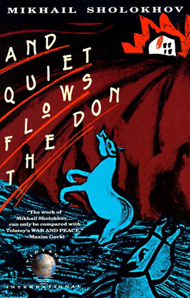And Quiet Flows the Don book cover by Mikhail Sholokhov