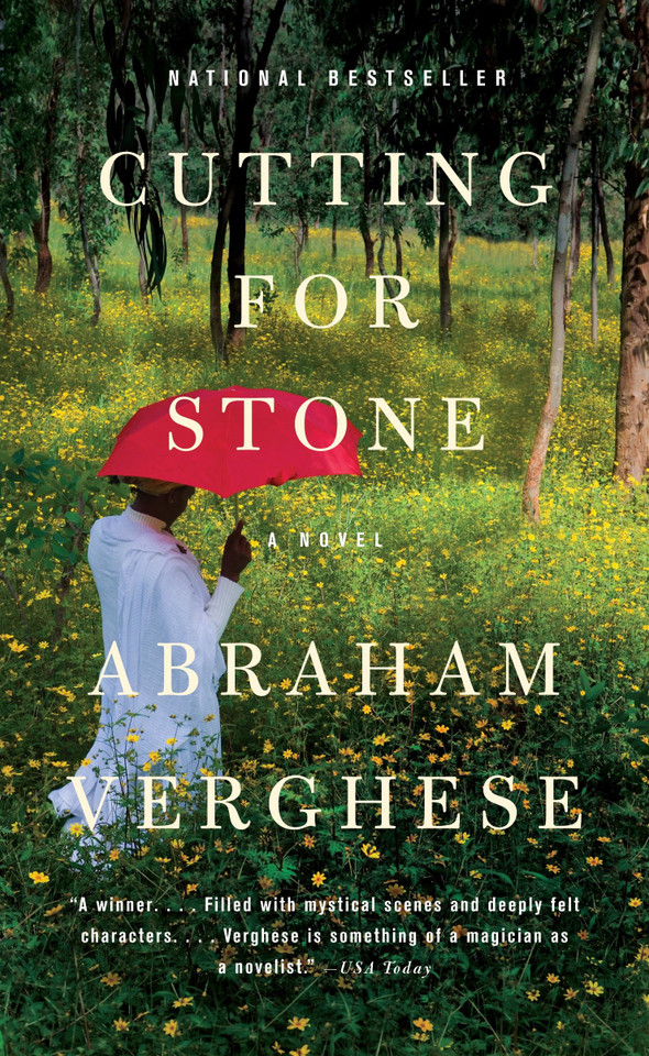 Cutting for Stone book cover by Abraham Verghese
