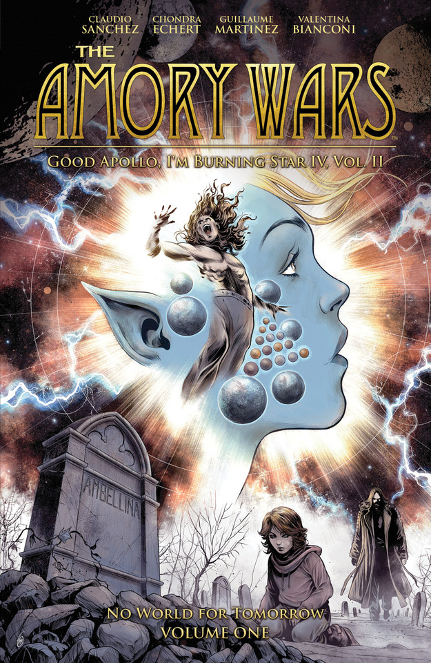 The Amory Wars: No World for Tomorrow Vol. 1 (The Amory Wars) book cover by Claudio Sanchez, Chondra Echert