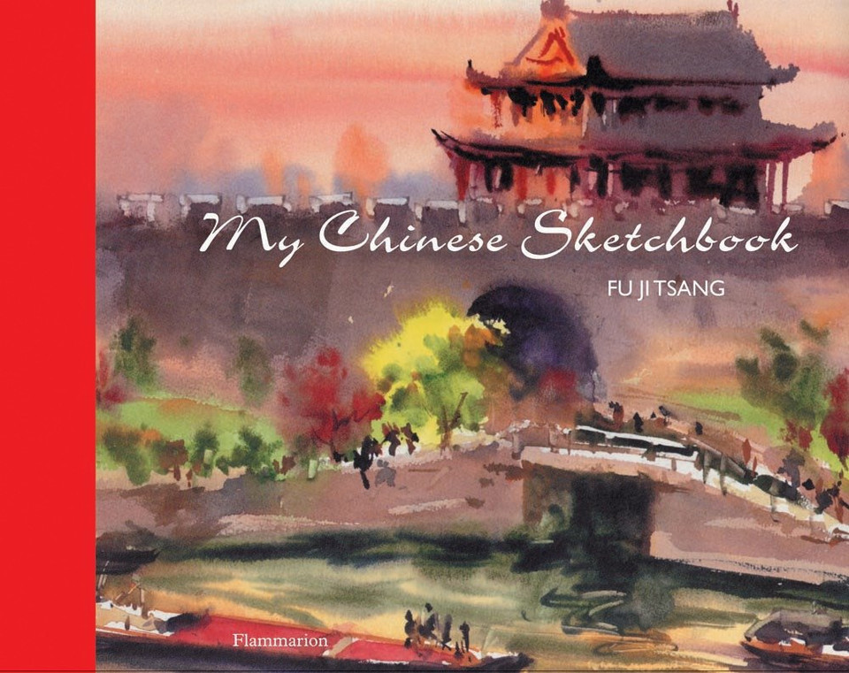 My Chinese Sketchbook book cover by Fu Ji Tsang