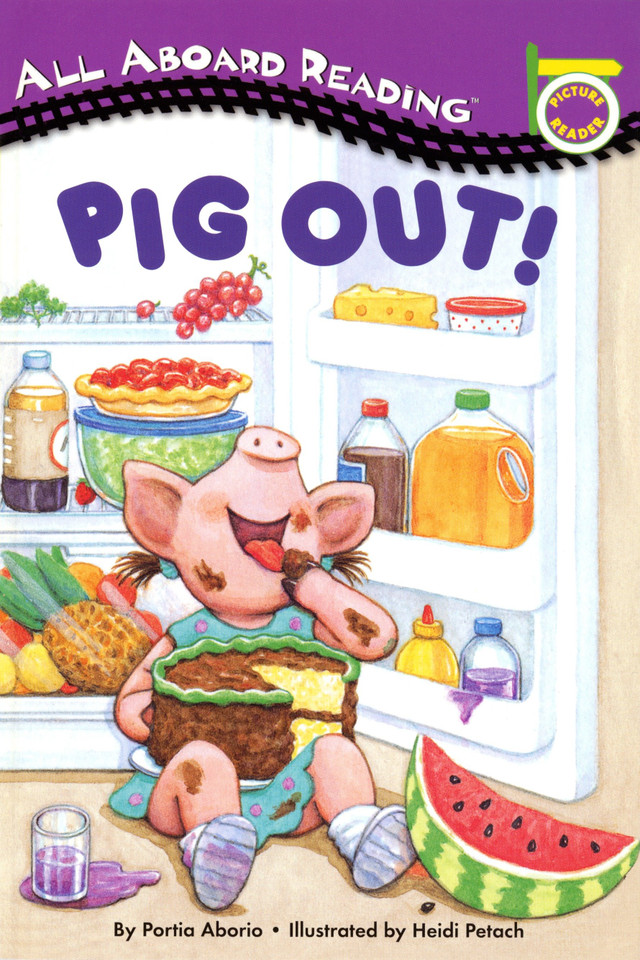 Pig Out! (All Aboard Reading) book cover by Lara Rice Bergen