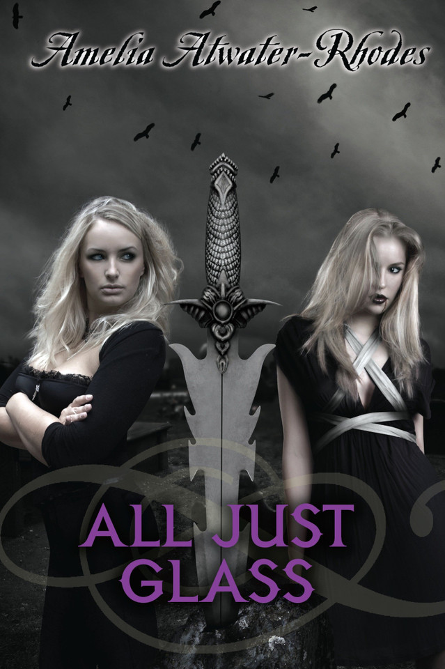 All Just Glass (Den of Shadows) book cover by Amelia Atwater-Rhodes