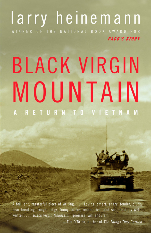 Black Virgin Mountain: A Return to Vietnam book cover by Larry Heinemann