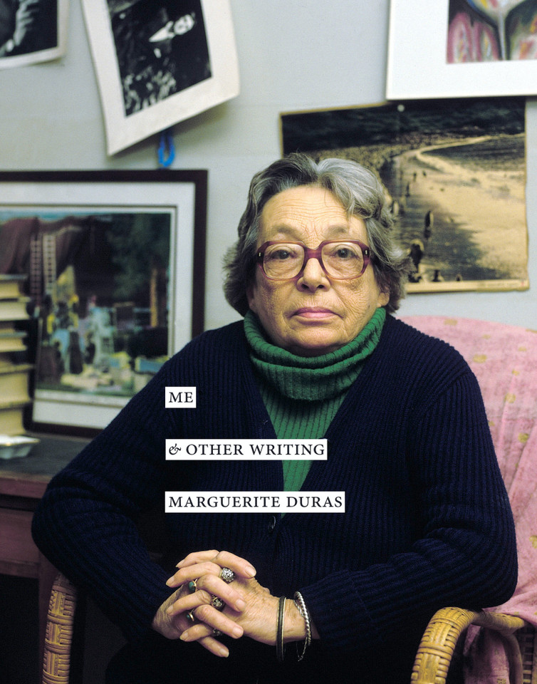 Me & Other Writing book cover by Marguerite Duras