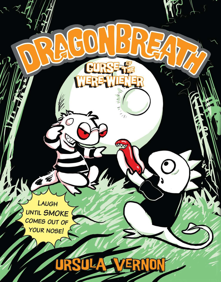 Dragonbreath #3: Curse of the Were-wiener (Dragonbreath) book cover by Ursula Vernon