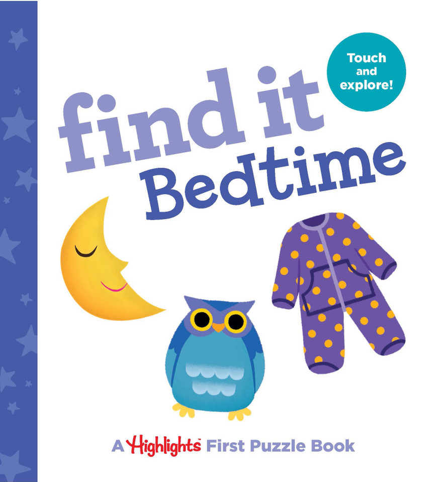 Find It Bedtime: Baby's First Puzzle Book (Highlights Find It Board Books) book cover by 