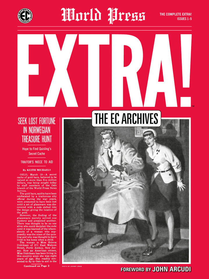 The EC Archives: The Complete Extra (EC Archives) book cover by Johnny Craig, Colin Dawkins