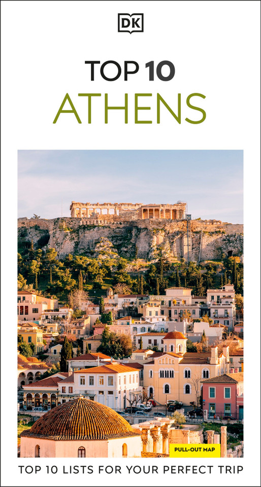 DK Top 10 Athens: Top 10 lists for your perfect trip, plus an all-weather folded map (Pocket Travel Guide) book cover by DK Travel