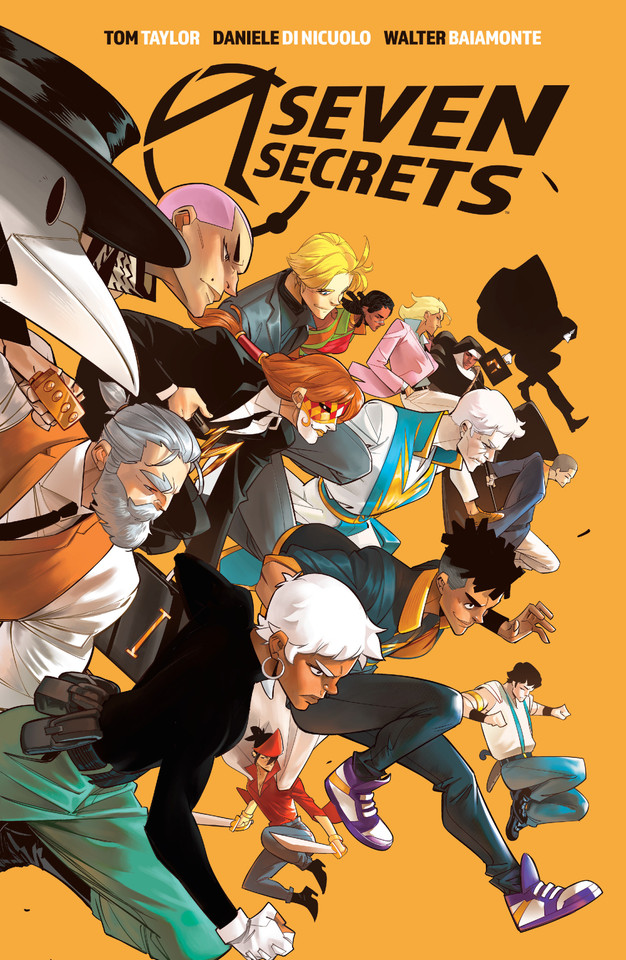 Seven Secrets Deluxe Edition (Seven Secrets) book cover by Tom Taylor