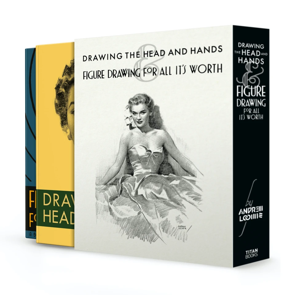 Drawing the Head and Hands & Figure Drawing (Box Set) book cover by Andrew Loomis