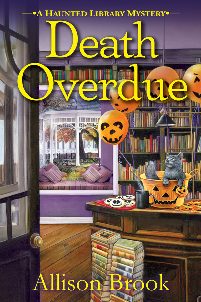 Death Overdue: A Haunted Library Mystery (A Haunted Library Mystery) book cover by Allison Brook