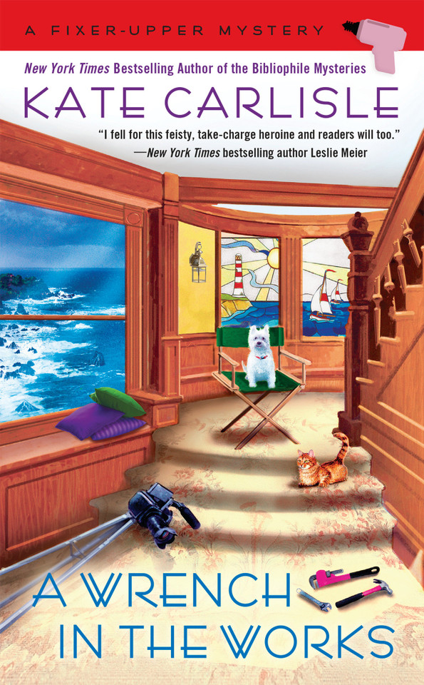 A Wrench in the Works (A Fixer-Upper Mystery) book cover by Kate Carlisle
