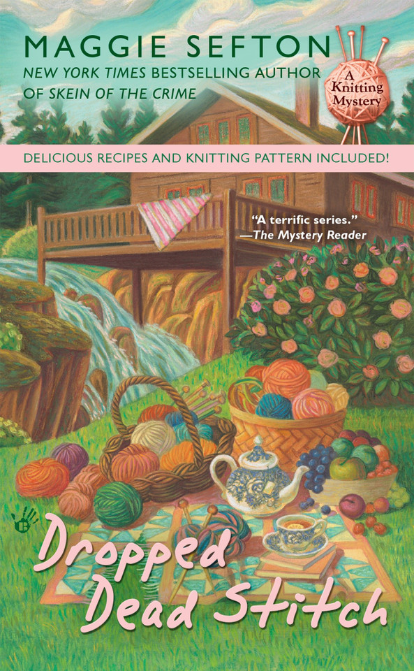 Dropped Dead Stitch (A Knitting Mystery) book cover by Maggie Sefton