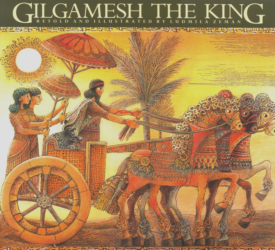 Gilgamesh the King (The Gilgamesh Trilogy) book cover by Ludmila Zeman
