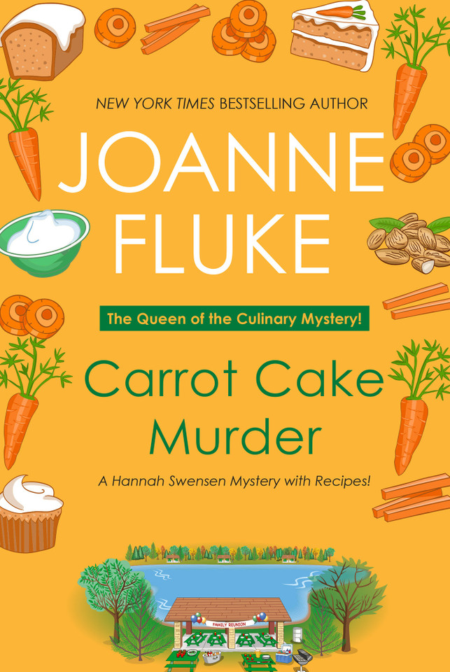 Carrot Cake Murder (A Hannah Swensen Mystery) book cover by Joanne Fluke