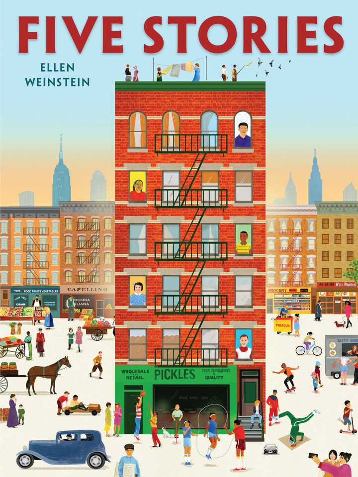 Five Stories book cover by Ellen Weinstein