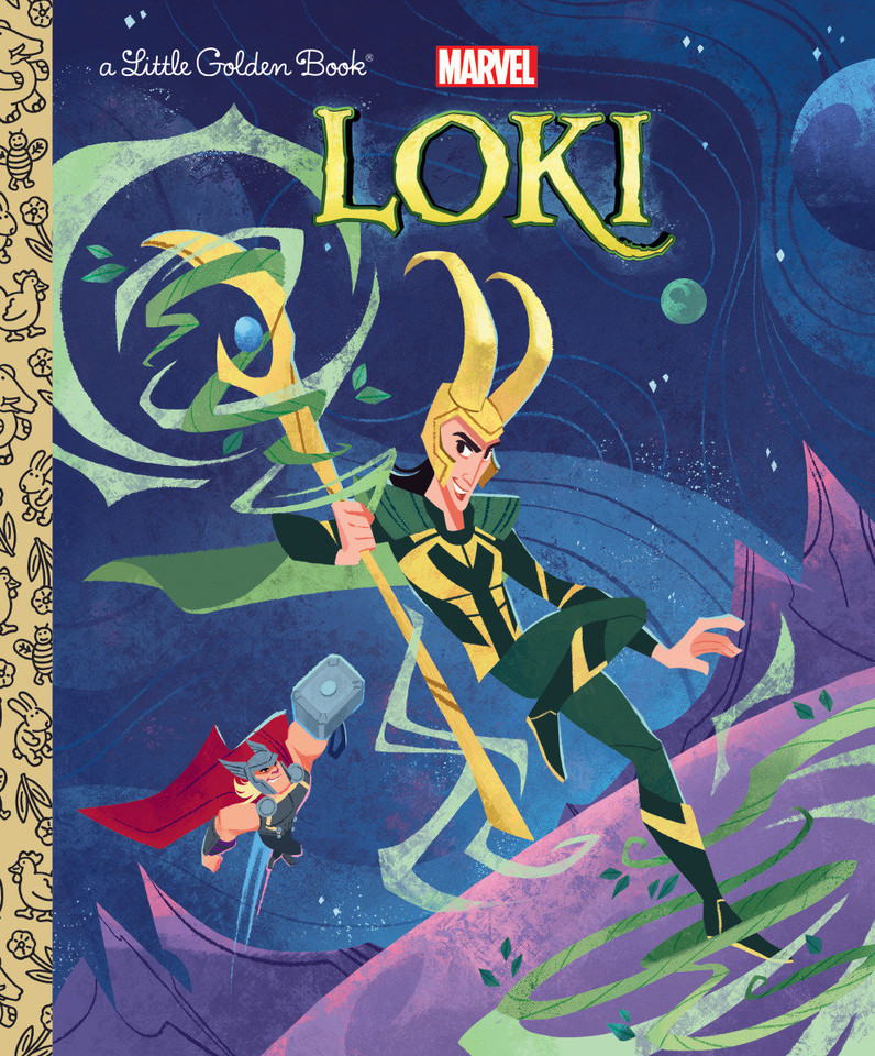 Loki Little Golden Book (Marvel) (Little Golden Book) book cover by Arie Kaplan