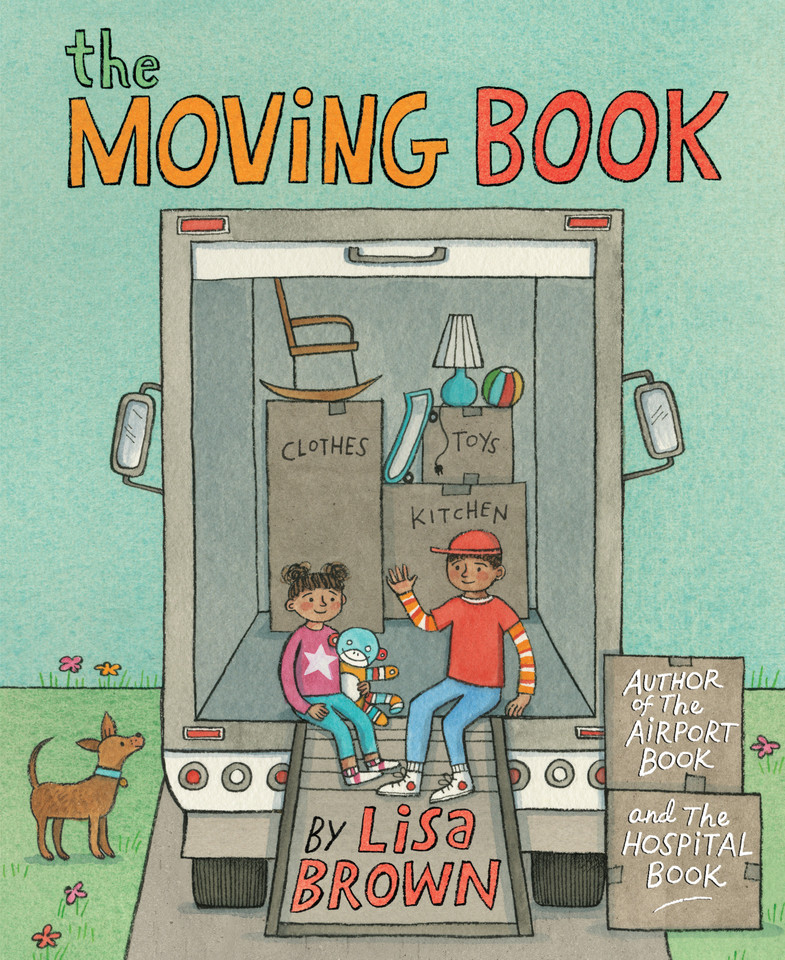 The Moving Book book cover by Lisa Brown