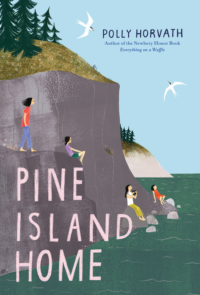 Pine Island Home book cover by Polly Horvath