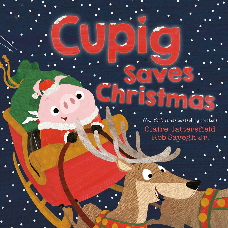 Cupig Saves Christmas book cover by Claire Tattersfield